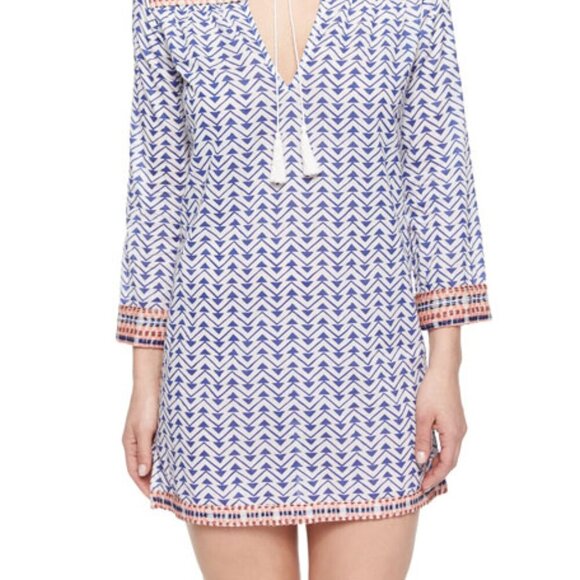 Soft Joie Daria Geo-Print Coverup Tunic Dress - Picture 2 of 14
